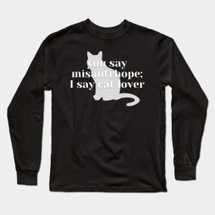 Cat Lover Long Sleeve T-Shirt